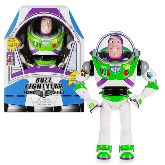 Disney Pixar Advanced Talking Buzz Lightyear Space Ranger 12” Action Figure – Interactive Toy for Kids