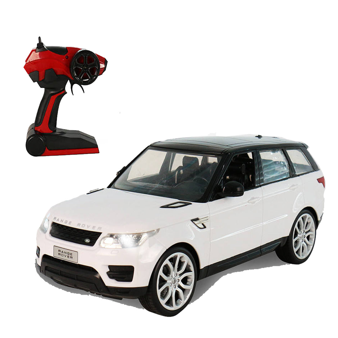 RW Range Rover 1:10 Scale RC Car – Rechargeable Remote Control SUV with Headlights