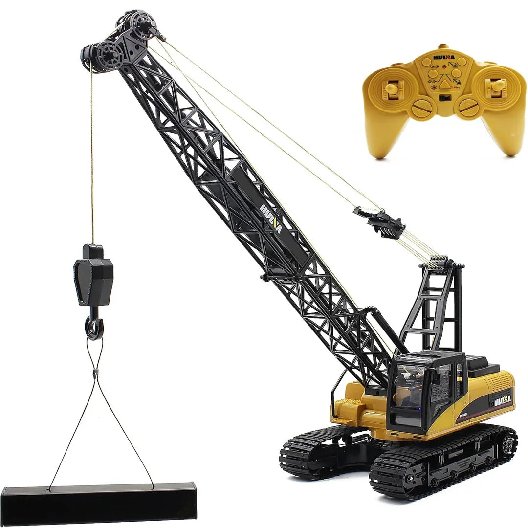 Huina 1572 1:14 RC Crawler Crane | Heavy-Duty Remote Control Construction Crane Toy