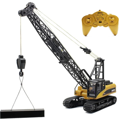 Huina 1572 1:14 RC Crawler Crane | Heavy-Duty Remote Control Construction Crane Toy