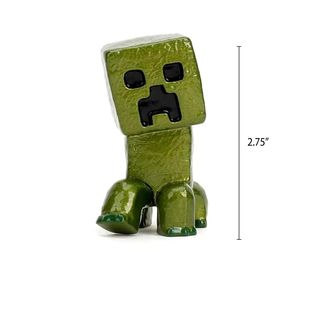 Jada Metalfigs Minecraft Movie 2.5-Inch Die-Cast Figures – Collectible Set - Creeper