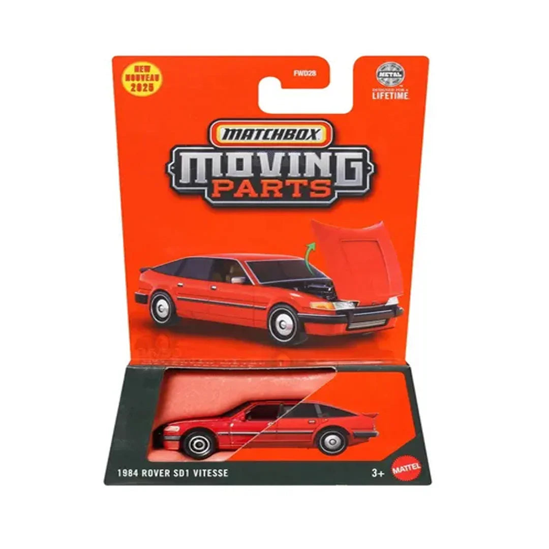 Matchbox 1/64 Scale 1984 Rover SD1 Vitesse – FWD28-G Diecast Car with Moving Parts - Jaiman Toys