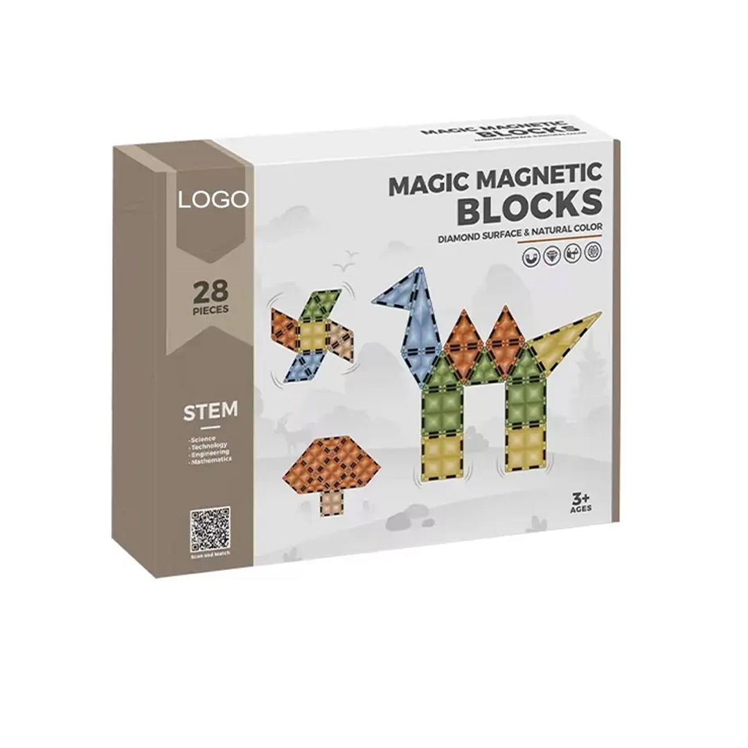 Breatoi Magnetic Blocks for Kids – 28 PCS 3D Building Set | Educational Construction Toys for Early Development & Creativity