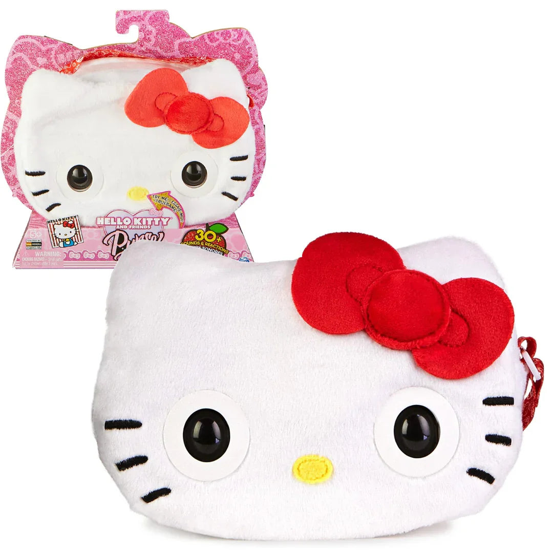 Purse Pets Hello Kitty 6065146 – Interactive Shoulder Bag with Sounds, Reactions & Music (5+ Years)