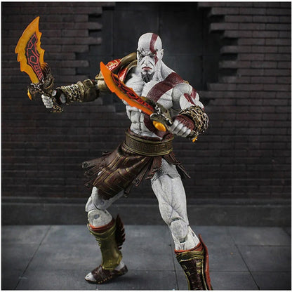 God of War 3 - Kratos - Character Model Action Figure - Anime Toy 7" Kratos Flame Knife Action Figure Figure Figure