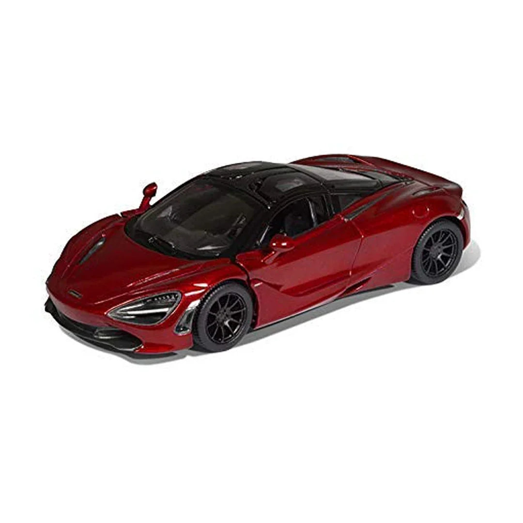 KiNSMART McLaren 720S – 1:36 Scale Die-Cast Model Car – Pullback Toy Car Collectible - Red - Jaiman Toys