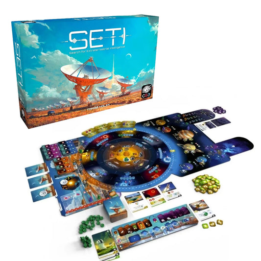 SETI: Search for Extraterrestrial Intelligence Board Game | Deep Space Strategy Game | 1–4 Players
