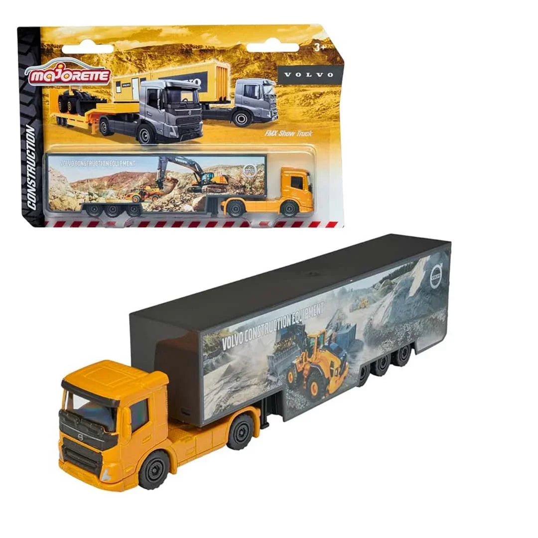 MAJORETTE CAMION JAUNE 1/100 Métal Véhicule Miniature EUR 3,00