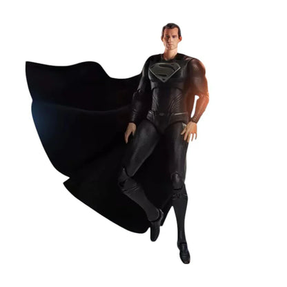 Fondjoy Superman Black Suit – Ultimate Action Figure | 1/9 Scale DC Justice League Collectible by Hand Joy - Jaiman Toys