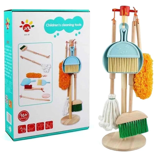 (Box Damage) Children's Cleaning Tools– Pretend Play Housekeeping Set For Kids