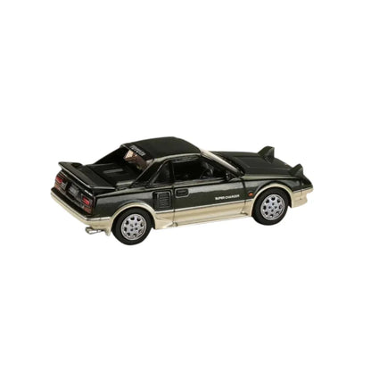 HJ64 1:64 TOYOTA MR2 1600G-LIMITED SUPER CHARGER 1986 Green HJ641056BGS - Jaiman Toys
