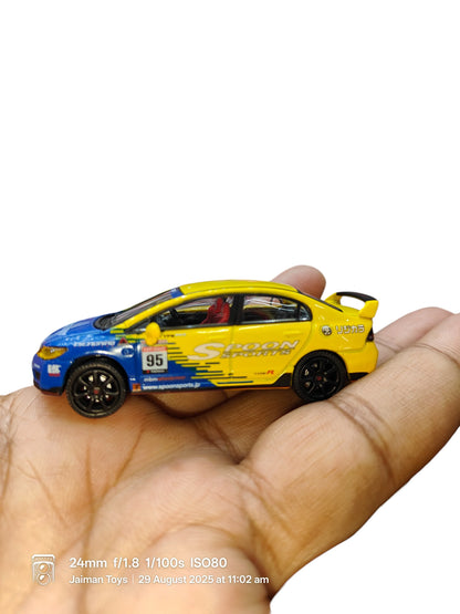 Shadow 1:64 Honda Civic FD2 Spoon Type R 2007 (RHD) LL-021-163 | Diecast Collectible Car Model - Jaiman Toys