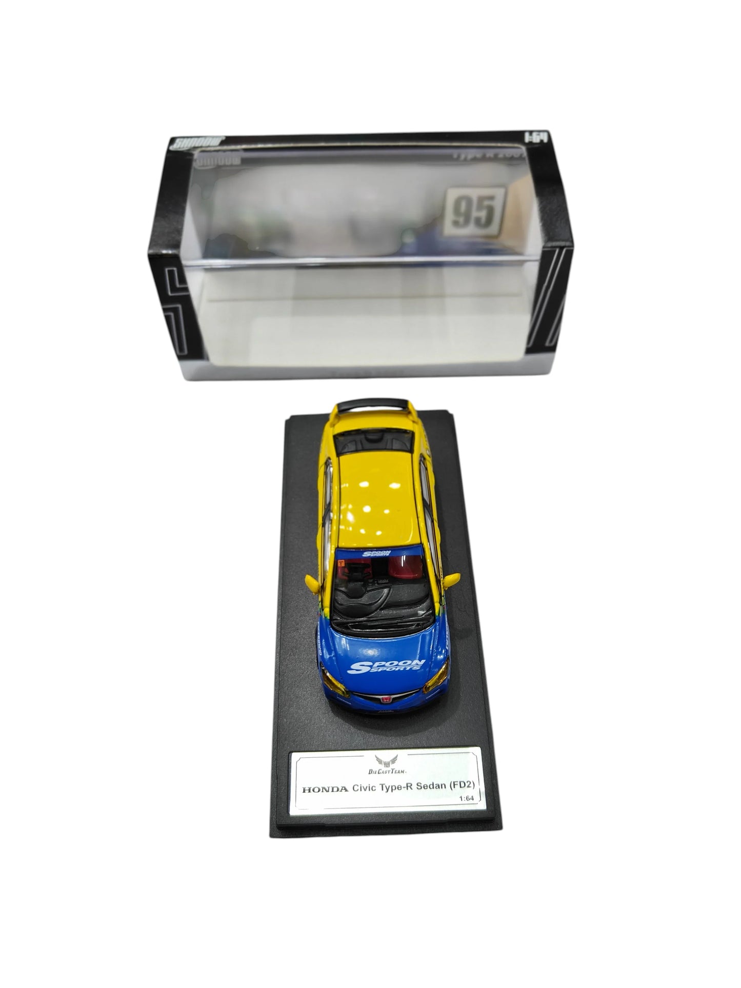 Shadow 1:64 Honda Civic FD2 Spoon Type R 2007 (RHD) LL-021-163 | Diecast Collectible Car Model - Jaiman Toys