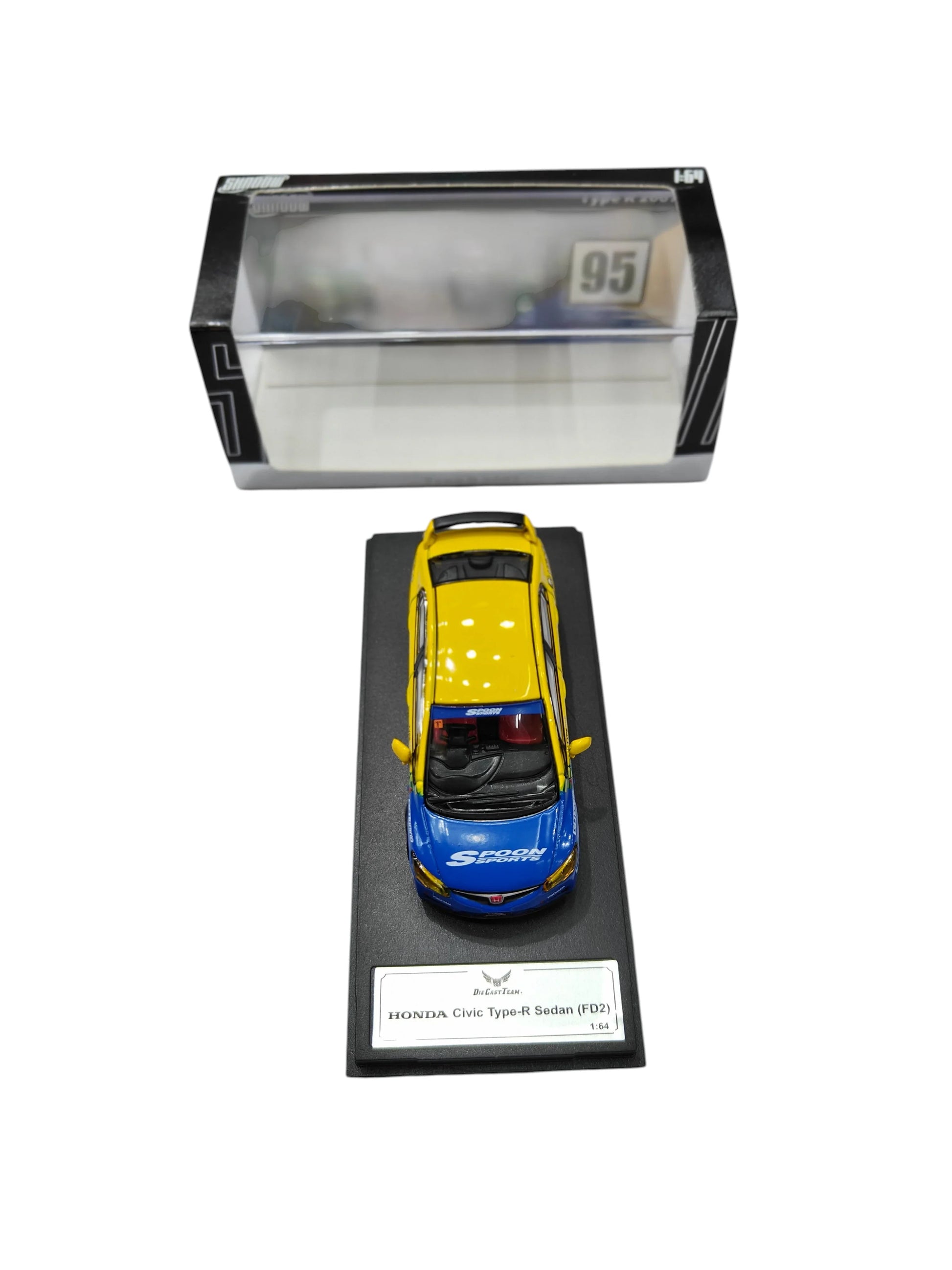 Shadow 1:64 Honda Civic FD2 Spoon Type R 2007 (RHD) LL-021-163 | Diecast Collectible Car Model - Jaiman Toys