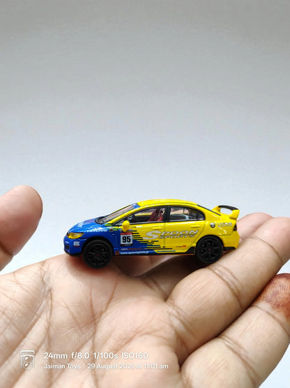 Shadow 1:64 Honda Civic FD2 Spoon Type R 2007 (RHD) LL-021-163 | Diecast Collectible Car Model - Jaiman Toys