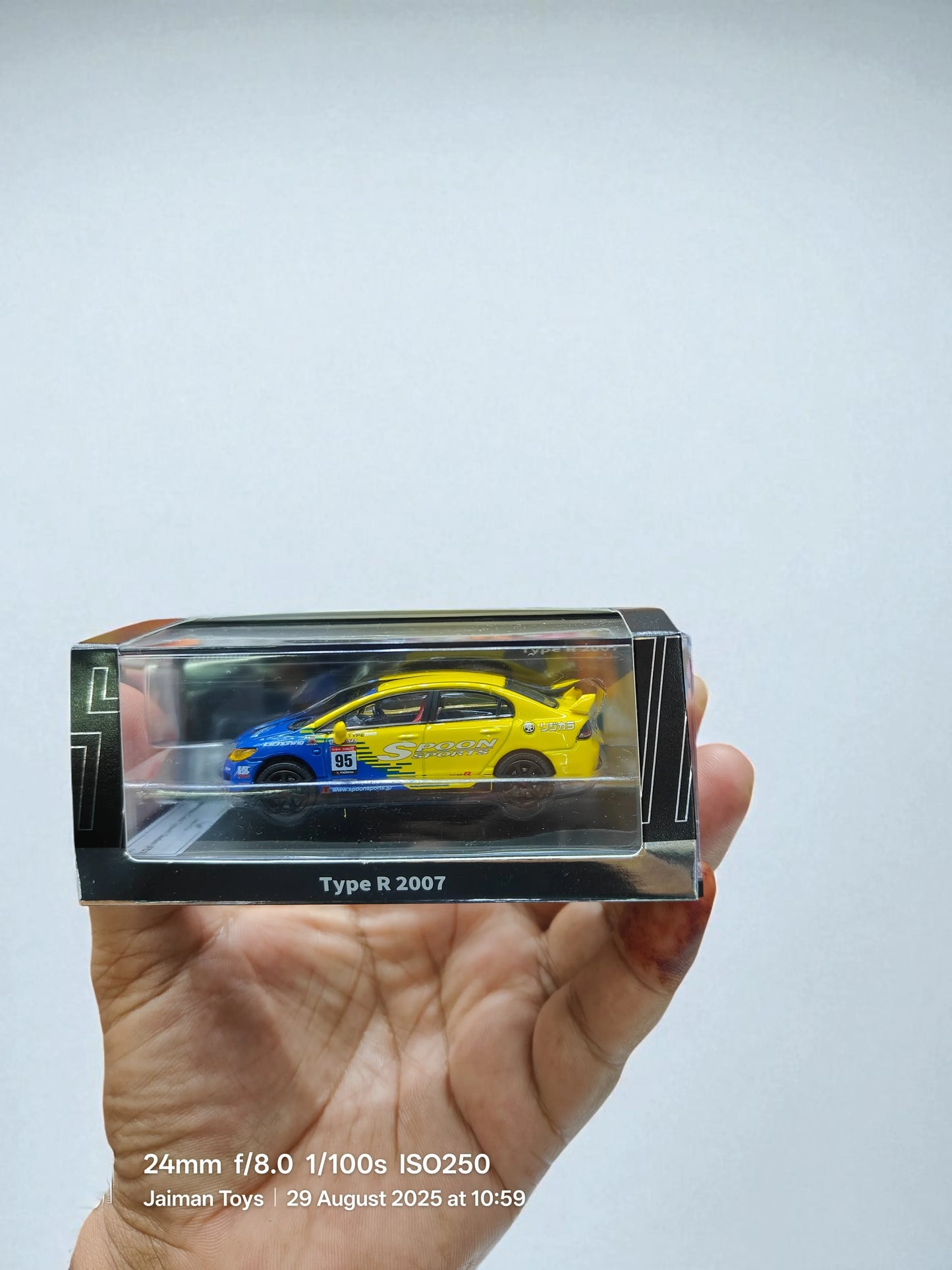Shadow 1:64 Honda Civic FD2 Spoon Type R 2007 (RHD) LL-021-163 | Diecast Collectible Car Model - Jaiman Toys