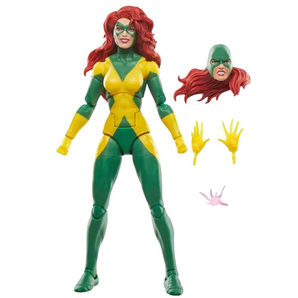 Marvel Legends Jean Grey (X-Factor) 6" Action Figure – Retro Comic Design - Jaiman Toys