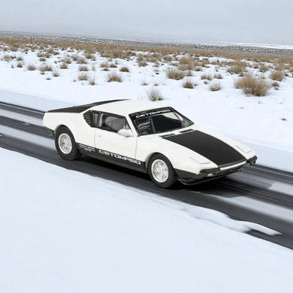 Para64 1972 De Tomaso Pantera White/Black – 1:64 Scale Diecast Model Car - Jaiman Toys