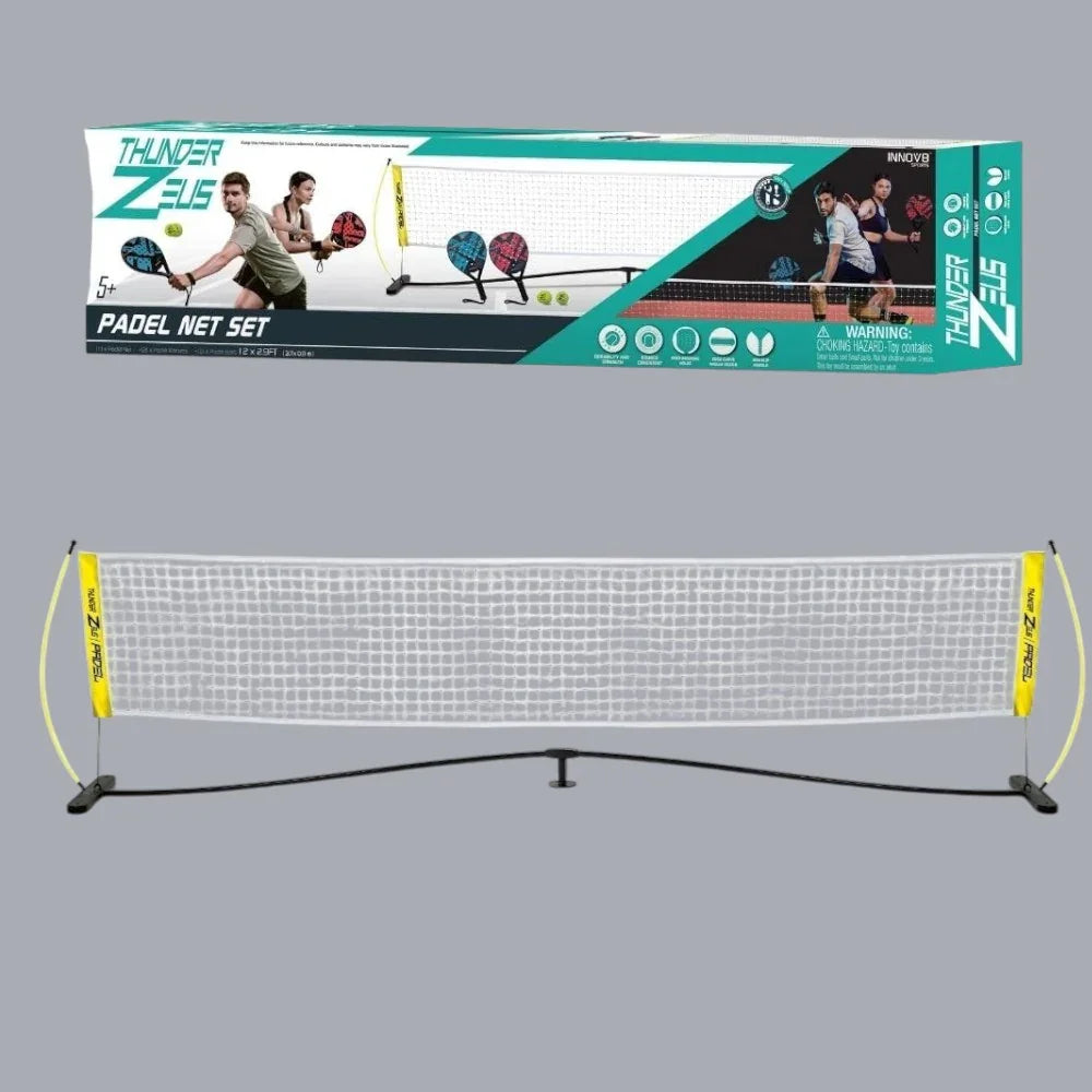 Innov8 Padel Net Set, Durable Base with Quick Attach System, Ages 5+ - Jaiman Toys