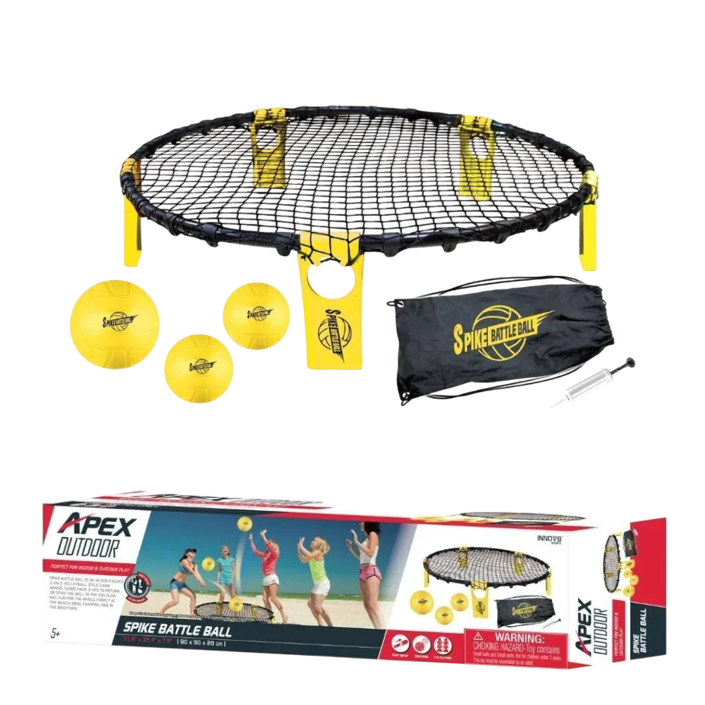 Innov8 Spike Battle Ball Set, Indoor & Outdoor Team Game, Ages 5+ - Jaiman Toys