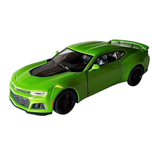 KiNSMART 1:36 Scale 2017 Chevrolet Camaro ZL1 Die-Cast Model Car - Green - Jaiman Toys