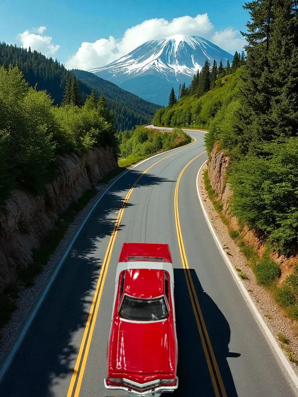 Greenlight 1976 Ford Gran Torino Red with White Stripe "Starsky and Hutch" (1975-1979) TV Series "Hollywood Special Edition" 1/64 Diecast Model Car - Jaiman Toys