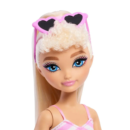 Barbie Dream Besties Beach Malibu Doll – JGH83 | Summer-Themed Doll for Kids 3+ - Jaiman Toys