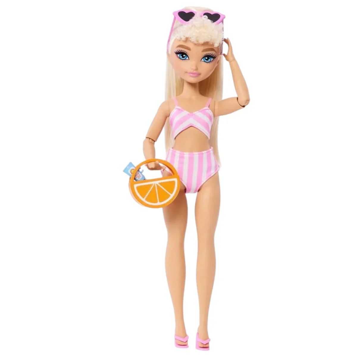 Barbie Dream Besties Beach Malibu Doll – JGH83 | Summer-Themed Doll for Kids 3+ - Jaiman Toys