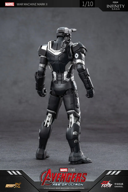 ZD Toys Marvel Avengers: Age of Ultron Iron Man Mark II (MK2) 1/10 Scale Action Figure | 7 Inch Premium Collector Figure with Articulation | Display Collectible