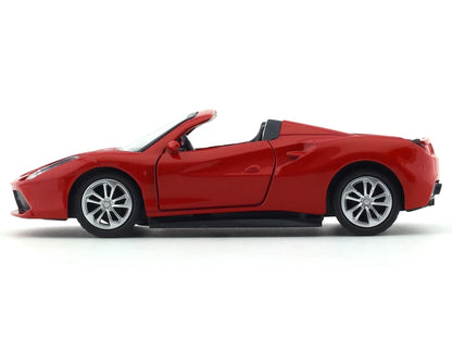 Road Burner 1:36 Red Die-Cast Sports Car with Pull-Back Action & Opening Doors