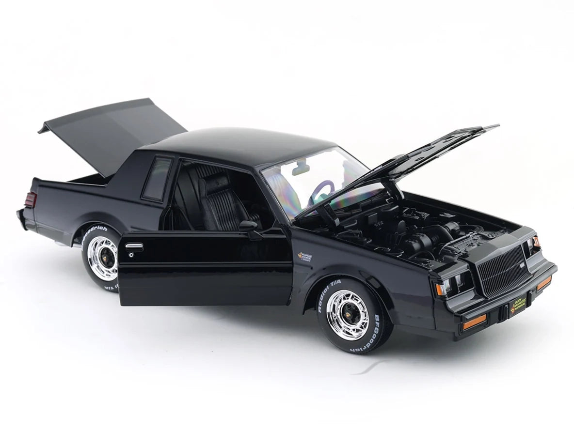 Maisto 1:18 Scale 1987 Buick Grand National Black Special Edition Diecast Collectible Car