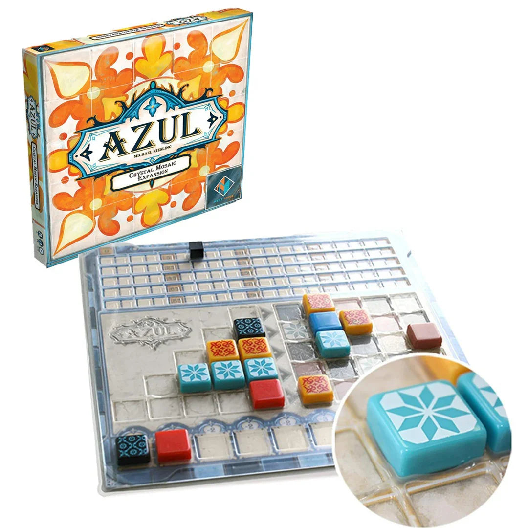 Azul: Crystal Mosaic Expansion Board Game | Overlay Boards & New Challenges for Azul Strategy Game | Next Move Games - Jaiman Toys