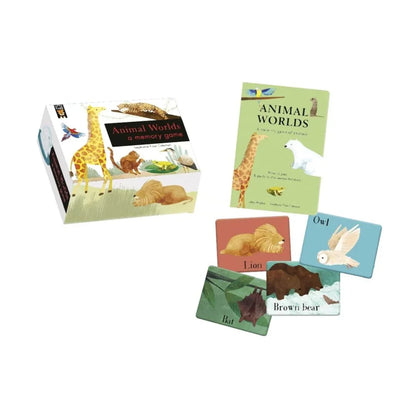 Animal Worlds: A Memory Matching Game for Kids & Families - Jaiman Toys