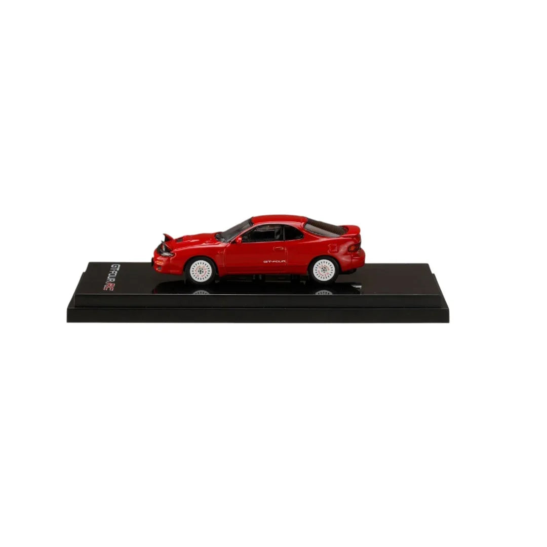 Hobby Japan 1:64 HJ641023DR Toyota CELICA Turbo 4WD Carlos Sainz Limited Edition GT-FOUR RC Diecast Toys Red Model - Jaiman Toys