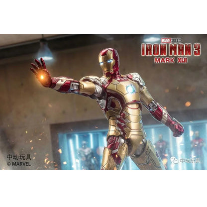 ZD Toys 1/10 Iron Man Mark 42 Action Figure – Marvel Studios Infinity Saga (With Light Function) - 1907-42 - Jaiman Toys