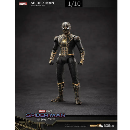 ZD Toys Marvel Spider-Man No Way Home Black & Gold Suit Action Figure – Collectible Toy - Jaiman Toys
