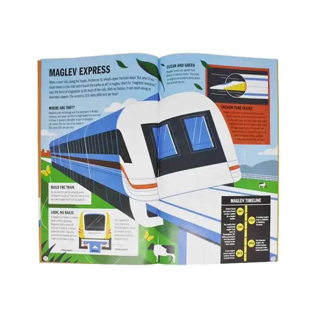 Magnetic Science Kit – Build a Working Maglev Train & 8 Magnetic Experiments for Kids