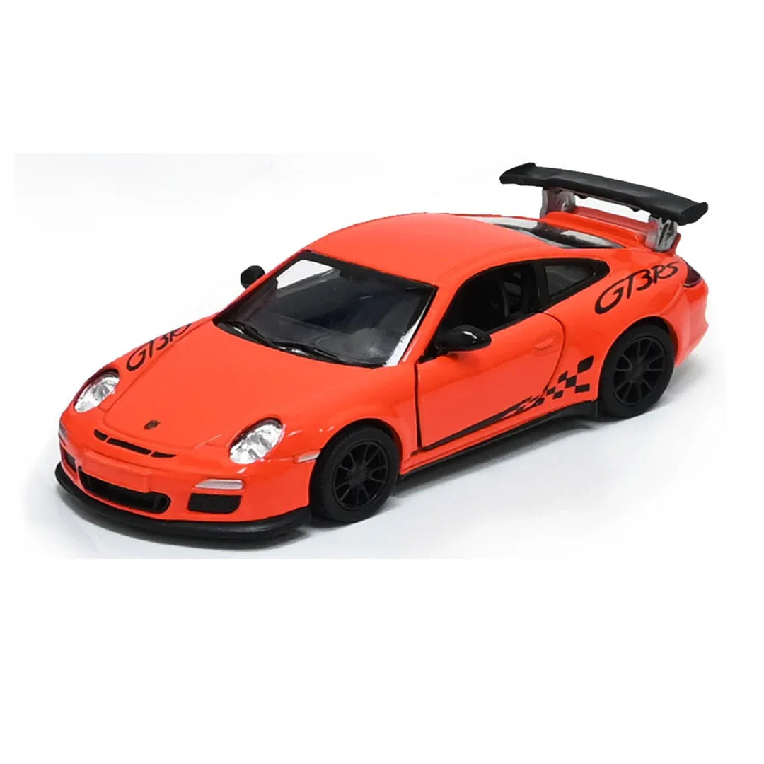 KiNSMART 1:36 Porsche 911 GT3 RS (997) – Orange – Die-Cast Model Car - Jaiman Toys