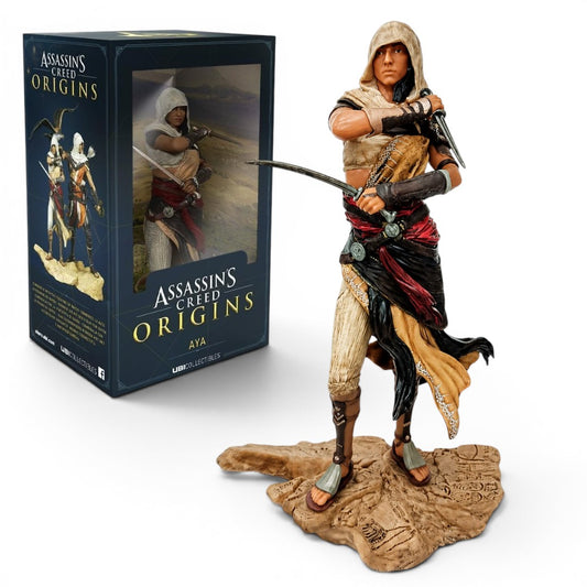 Assassin's Creed Origins Aya 25 cm PVC Collectible Statue | Premium Display Figure | Ultimate Action Figure | BGX