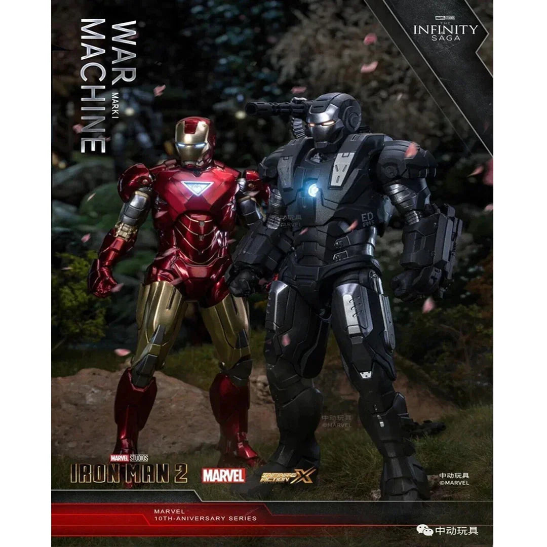 ZD Toys Marvel War Machine Mark I 1/10 Scale Action Figure – Iron Man Collection Gift Box - Jaiman Toys