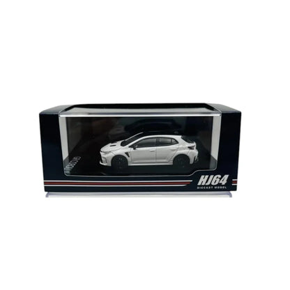 Hobby Japan 1:64 HJ64 TOYOTA GR COROLLA RZ Precious Super White Diecast Car Model HJ641067W - Jaiman Toys