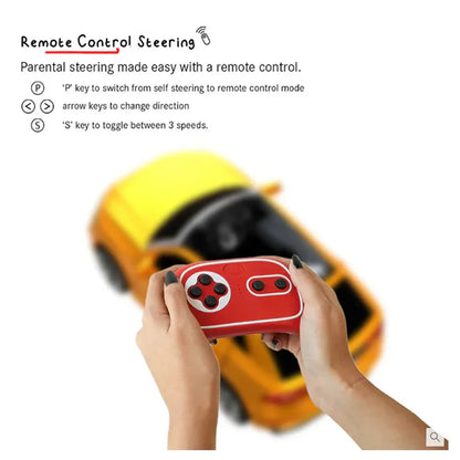 EMotorad Formula Fun AUDI Q8 Toy Car – Yellow Remote Control Racing Model