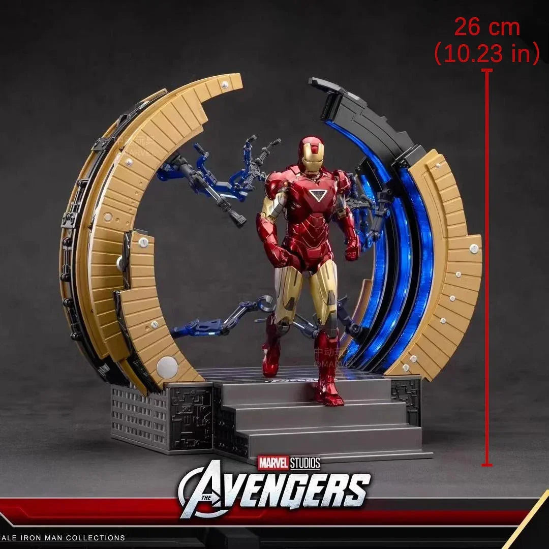ZD Toys Marvel Iron Man MK6 1/10 Scale Action Figure with Suit-Up