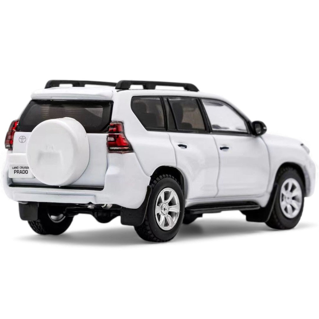 GCD 1:64 Toyota Land Cruiser Prado 150 –  White | Premium Diecast SUV Model