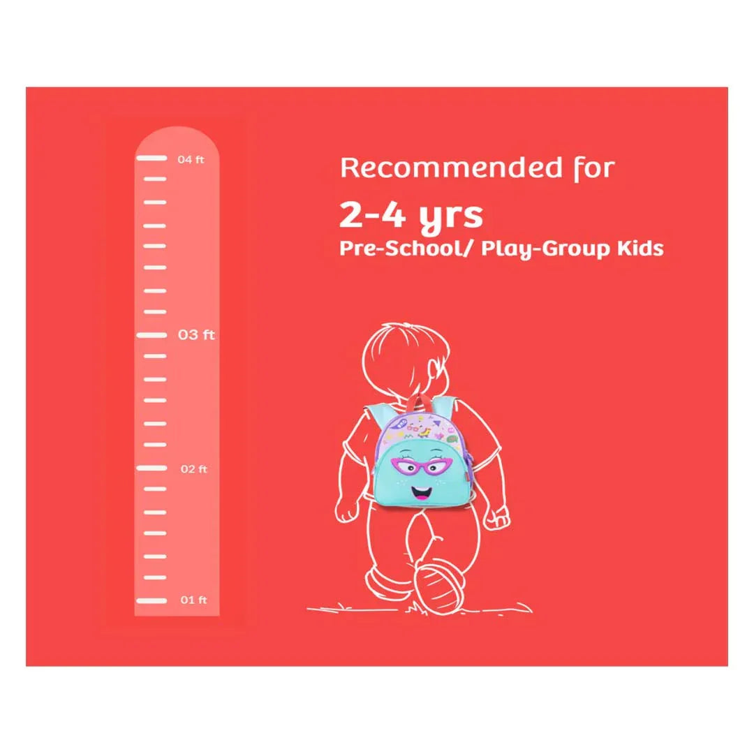 Rabitat School Bags Smash Chatter Box School Bag – Fun & Spacious Backpack for Kids - Jaiman Toys