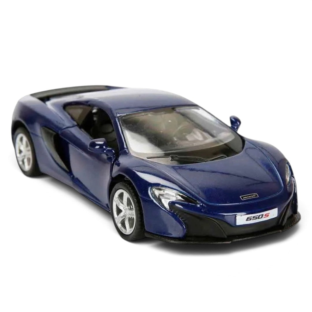 RMZ City 1:32 McLaren 650S Diecast Model Car – Blue/Orange (2 Variants)