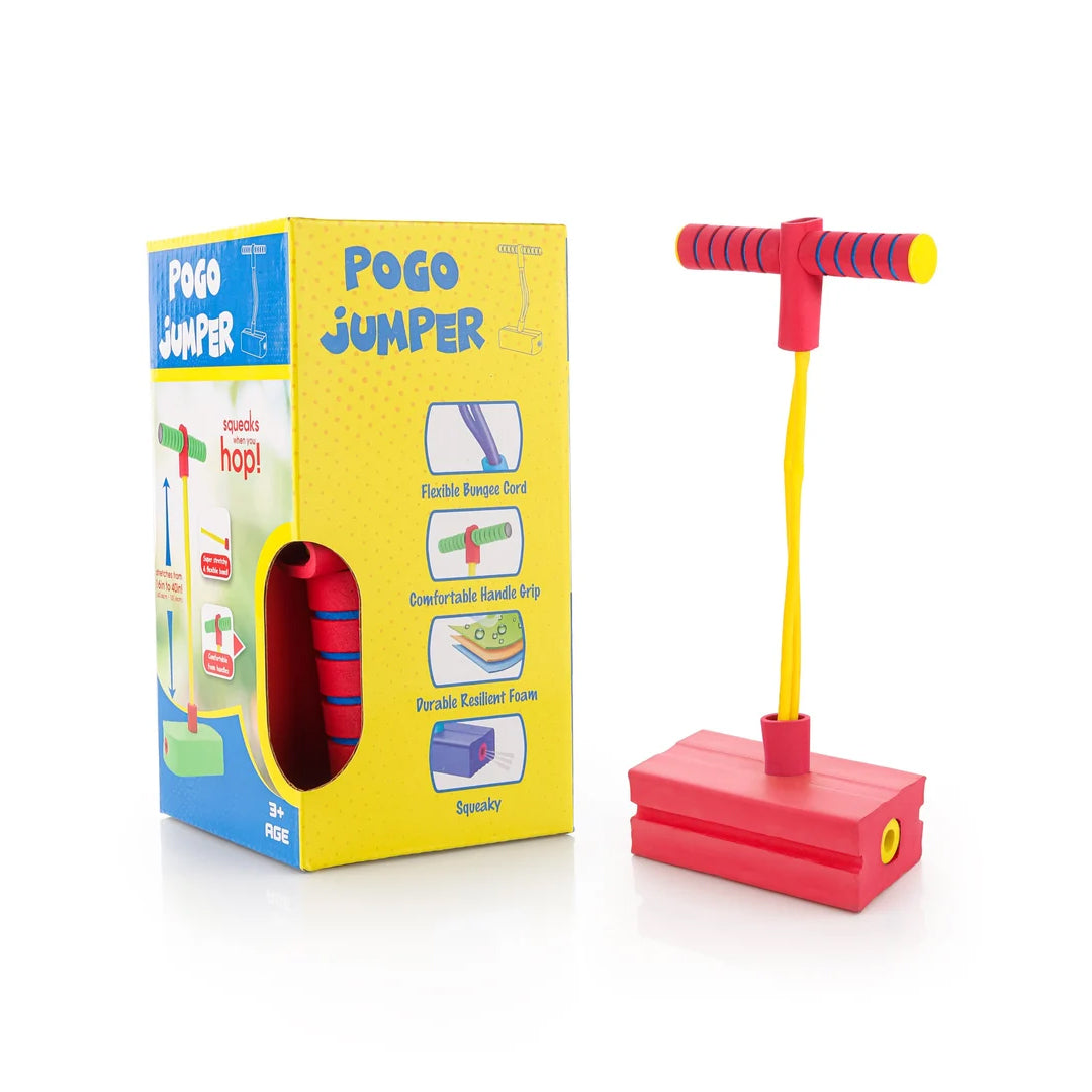 Foam Pogo Jumper for Kids | Safe Outdoor Pogo Stick Toy | Fun Jumping Exercise for Boys & Girls Ages 5–12