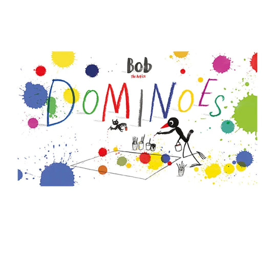 Bob the Artist Dominoes – Colorful Matching Game for Kids & Families - Jaiman Toys