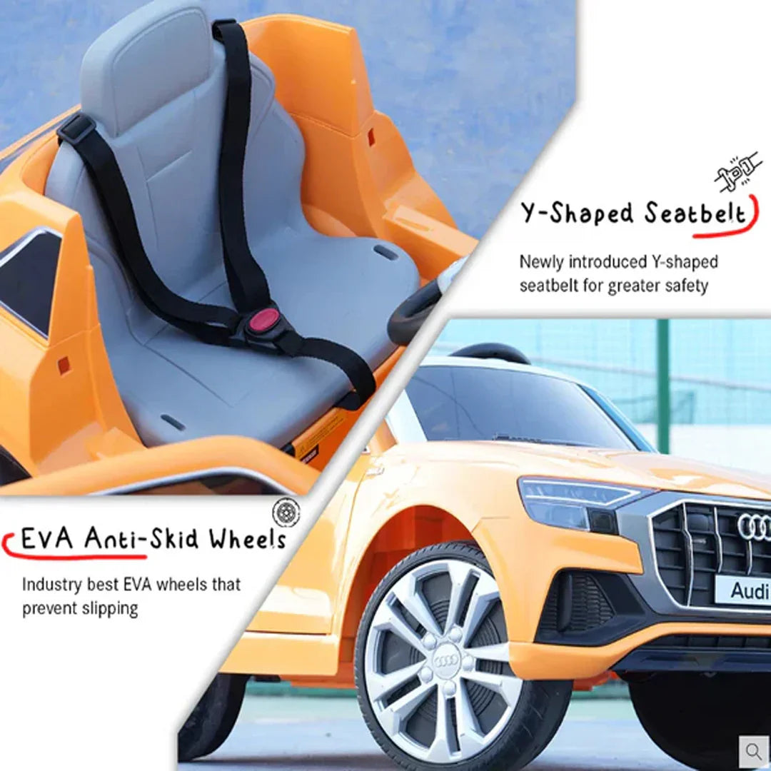 EMotorad Formula Fun AUDI Q8 Toy Car – Yellow Remote Control Racing Model