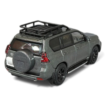 GCD 1:64 Toyota Land Cruiser Prado 150 – Grey | Premium Diecast SUV Model